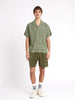 OLIVER SPENCER HAVANA SHORT SLEEVED SHIRT GREEN