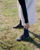 A WOVEN PLANE WOMENS MERINO WOOL AND COTTON LONGER SOCKS