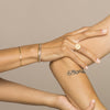 NAGLE AND SISTERS SILVER SQUARE FILL CUFF BRACELET