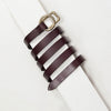 ANDERSONS WOMENS NARROW BELT WITH DOUBLE BUCKLE