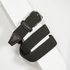 ANDERSONS WOVEN ELASTIC BELT WITH LEATHER TRIM - 35MM
