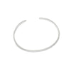 NAGLE AND SISTERS SILVER SQUARE FILL CUFF BRACELET
