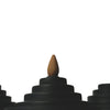 TRIQIS ORIGANI BLACK TOWER CONE INCENSE HOLDER