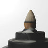 TRIQIS ORIGANI BLACK TOWER CONE INCENSE HOLDER