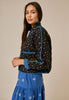 SIDELINE PETRA JACKET BLACK PRINT