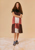 SIDELINE DUNE PATCHWORK DRESS