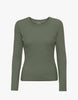 COLORFUL STANDARD WOMENS RIB LONG SLEEVE T-SHIRT