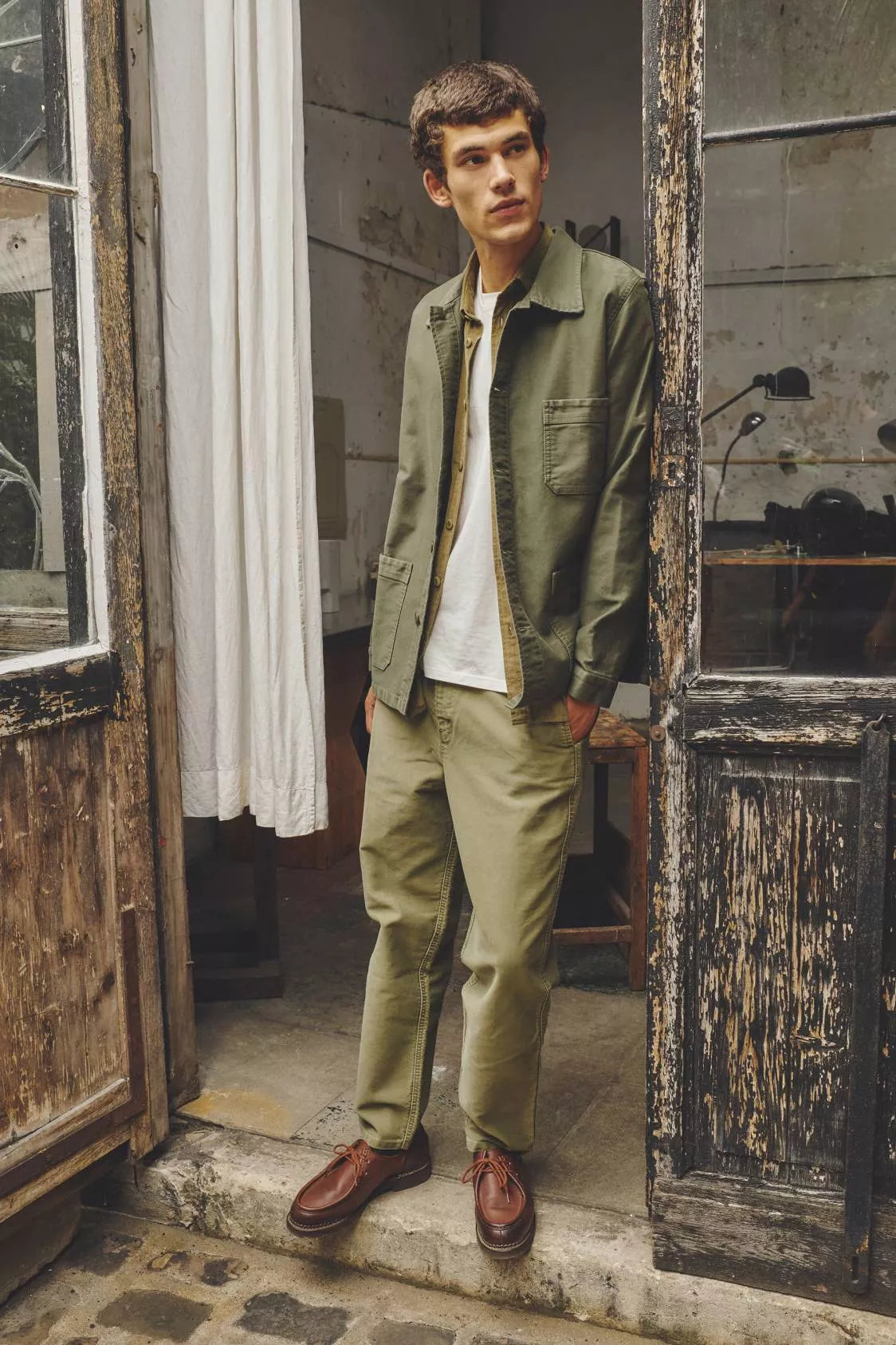 Khaki work jacket discount