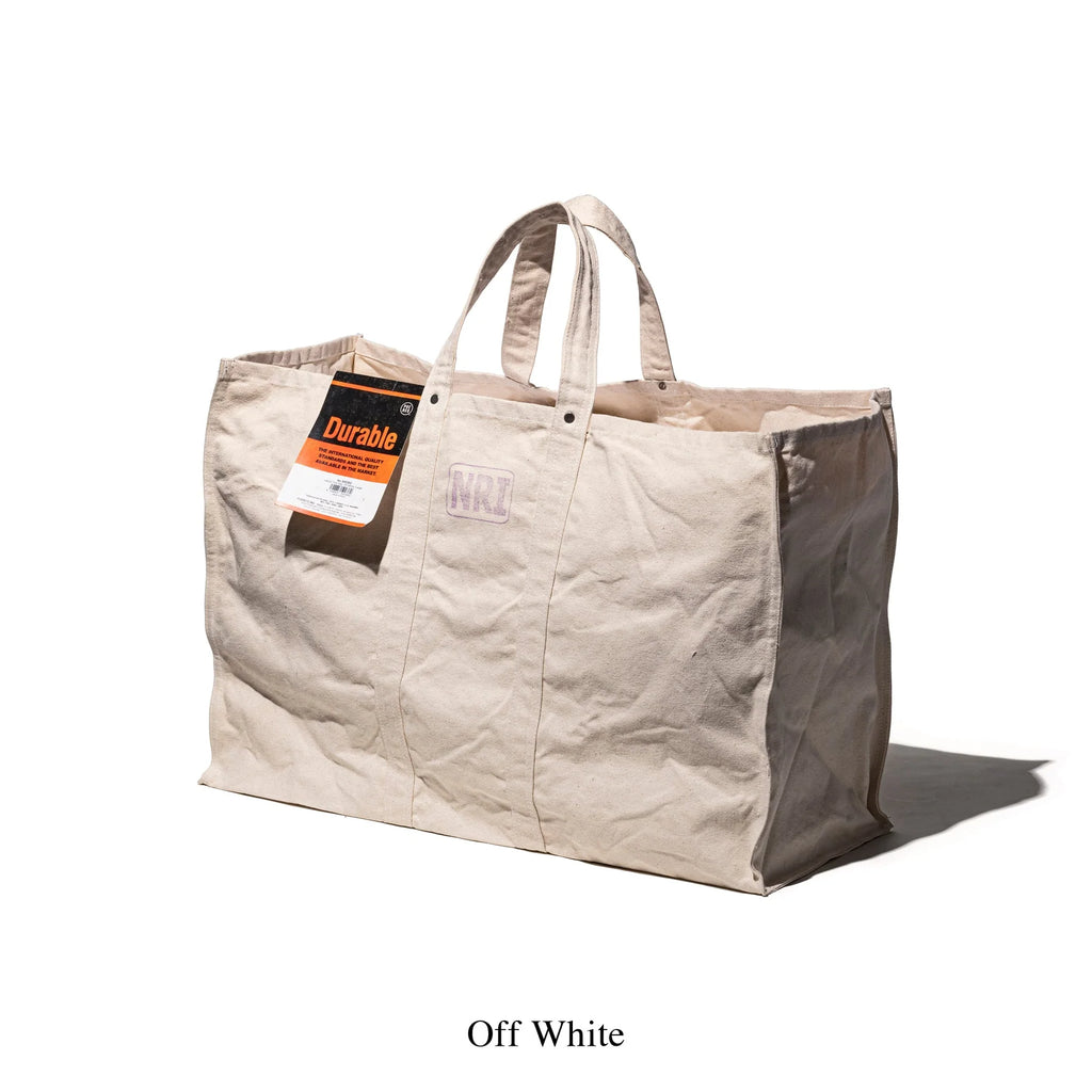 PUEBCO LABOUR TOTE BAG OFF WHITE LARGE