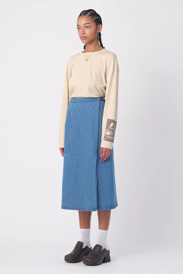 ARCS NINE DENIM SKIRT | Good Story