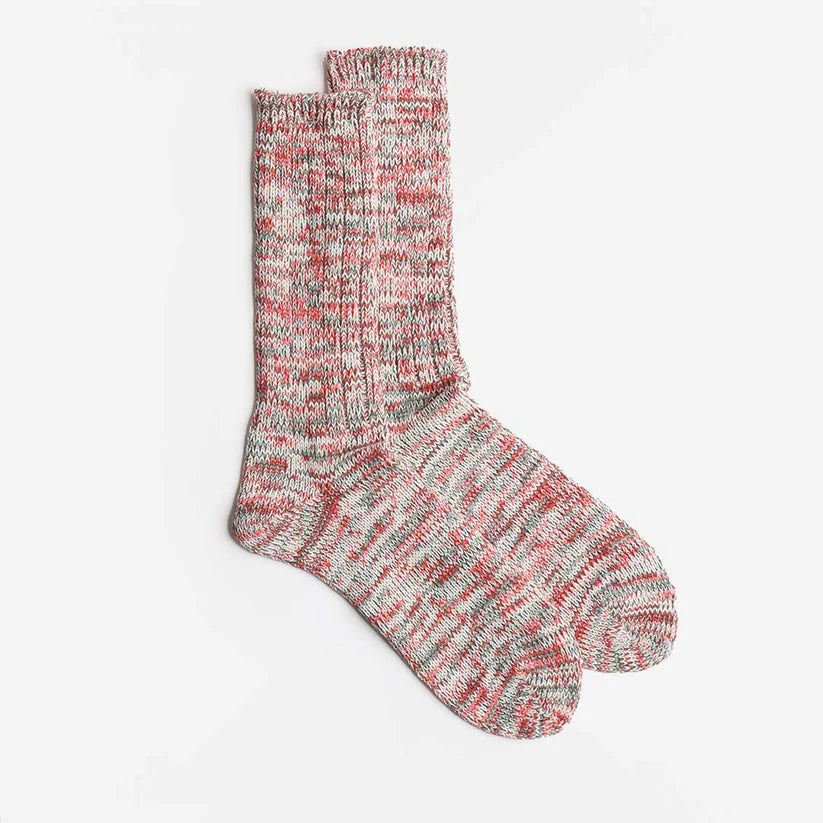 ANONYMOUS ISM WOMENS 5 COLOUR MIX CREW SOCK