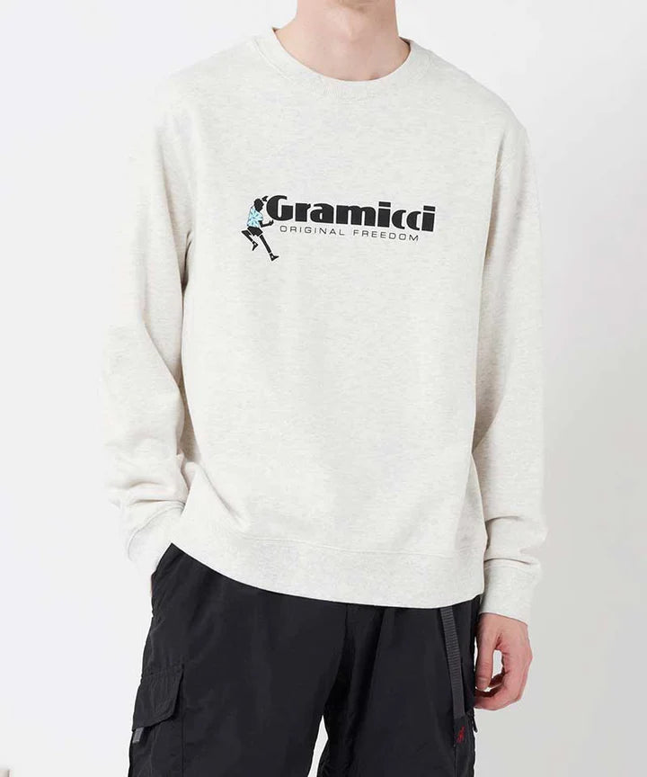 GRAMICCI DANCING MAN SWEATSHIRT ASH HEATHER