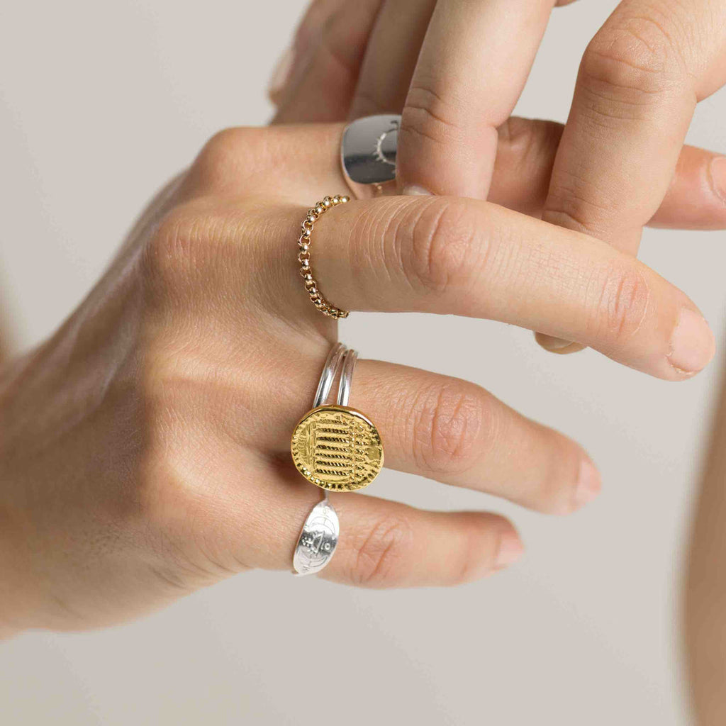 NAGLE AND SISTERS ASTRID ENGRAVED RING