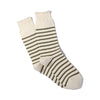 ANONYMOUS ISM RECYCLED COTTON STRIPE CREW SOCK