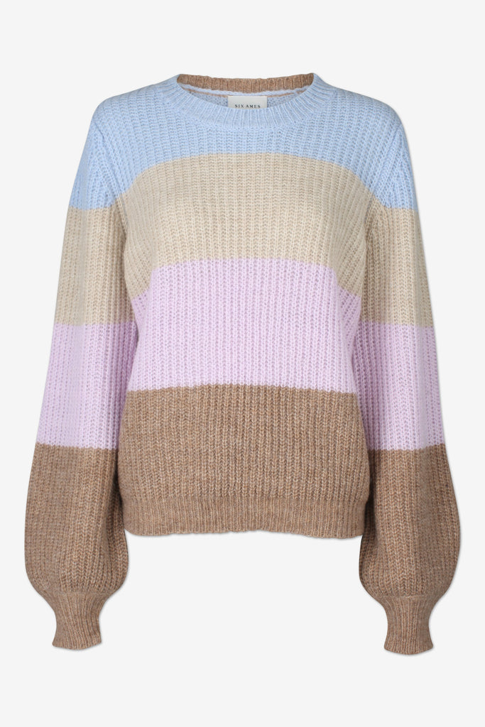 SIX AMES REBA STRIPE KNIT