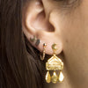 NAGLE AND SISTERS SINGLE SHORT CHAIN LOOP EARRING
