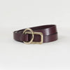 ANDERSONS WOMENS NARROW BELT WITH DOUBLE BUCKLE
