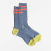 ANONYMOUS ISM RECOVER 2 LINE STRIPE CREW SOCK