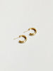 WOLF CIRCUS ABBIE LARGE CLASSIC HOOP EARRING GOLD PLATED BRONZE