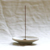 UME WHITE ONYX INCENSE DISH WITH GOLD DOME