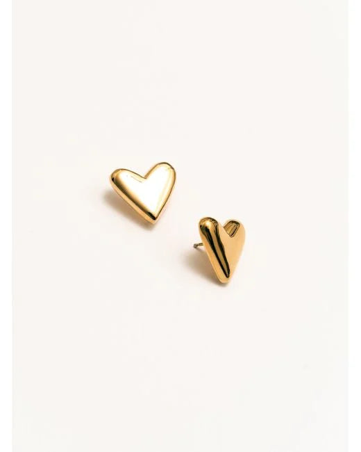 WOLF CIRCUS GRACE SMALL HEART STUDS